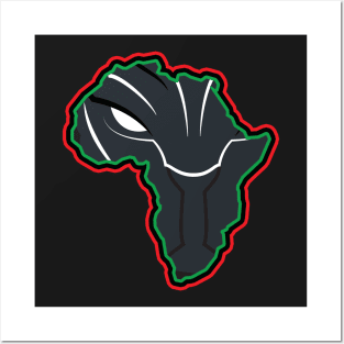 African Black Panther Posters and Art